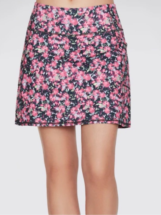 Skechers Dresses & Skirts - Sketchers Go Stretch Fantasy Fields Floral Pink Active Skort 16” size S
